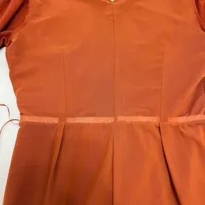 MaxMara | Dresses | Maxmara Rust Midi Dress | Poshmark